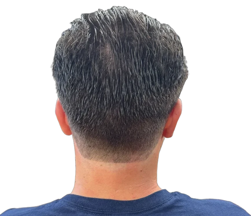 Clean taper fade, mobile haircut in North Delaware